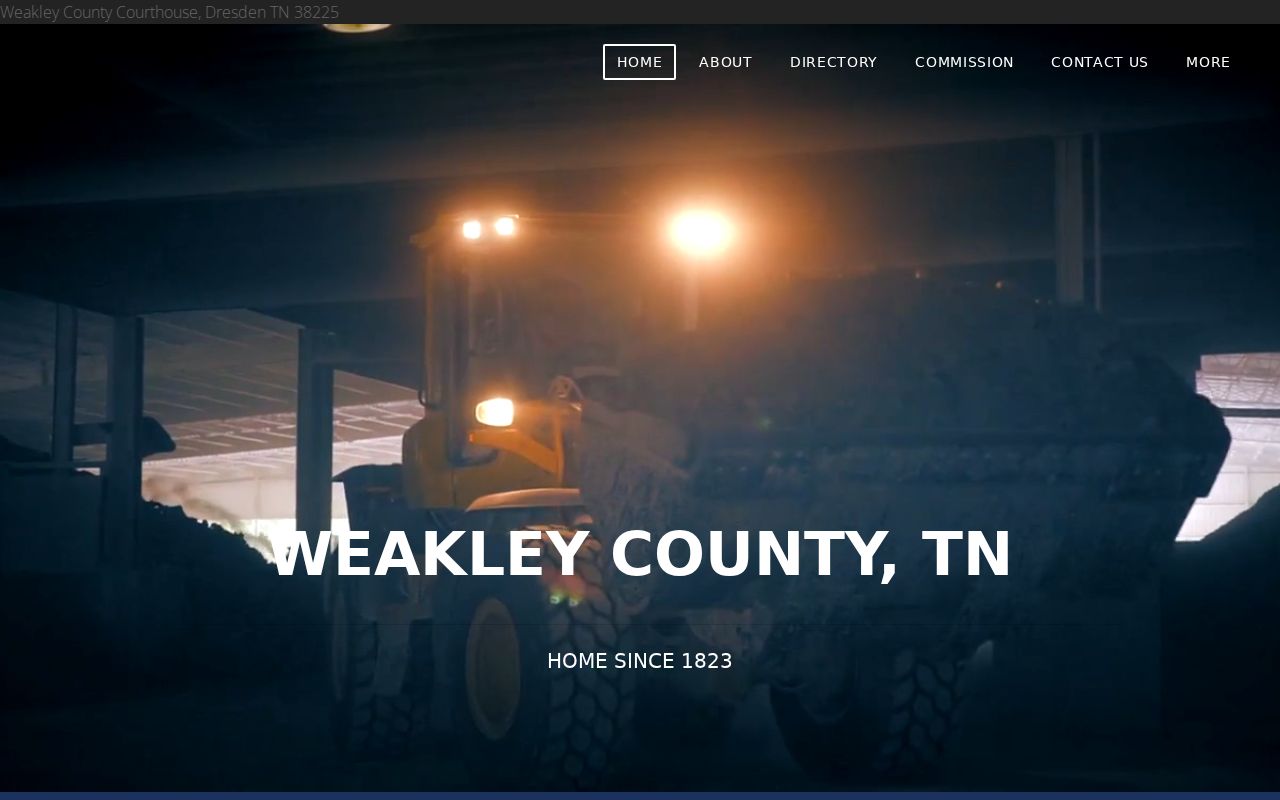 Weakley County criminal records government gateway