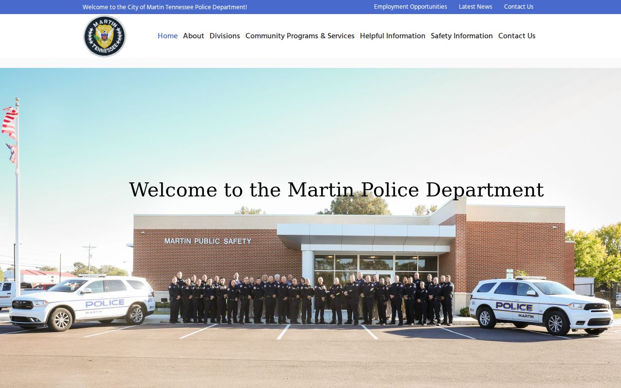 Martin criminal records police department source